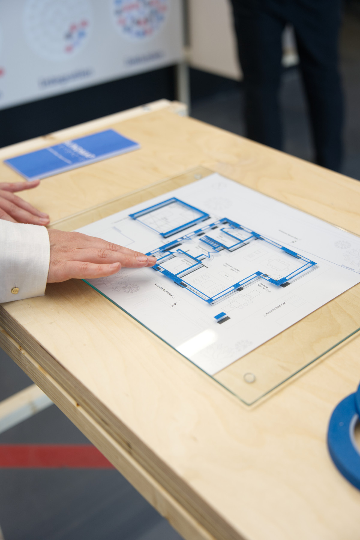 Projekt Blind Map: fühlbarer Grundriss für planende Büros