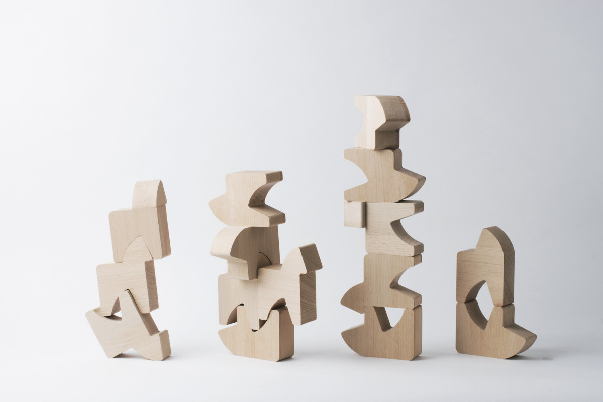 Zirkuspferde Bauklötze