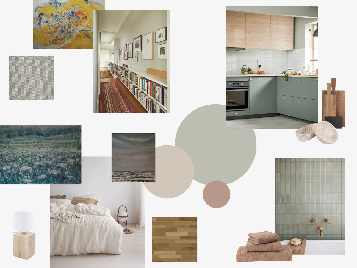 Einrichtungs-Moodboard in der Wächetrstraße